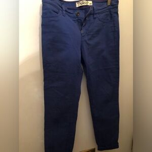 Aritzia - TNA brand - blue skinny ankle pants. Size 2. 97%cotton/ 3% spandex.